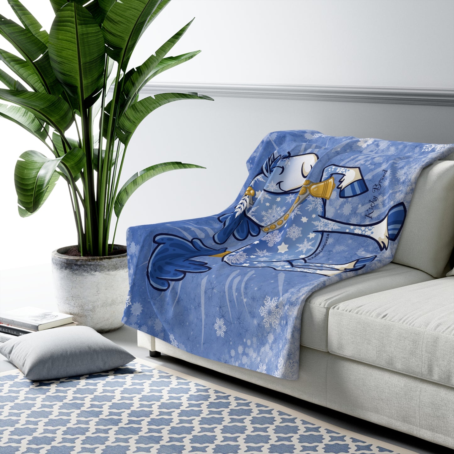 Hanukkah Sherpa Fleece Blanket
