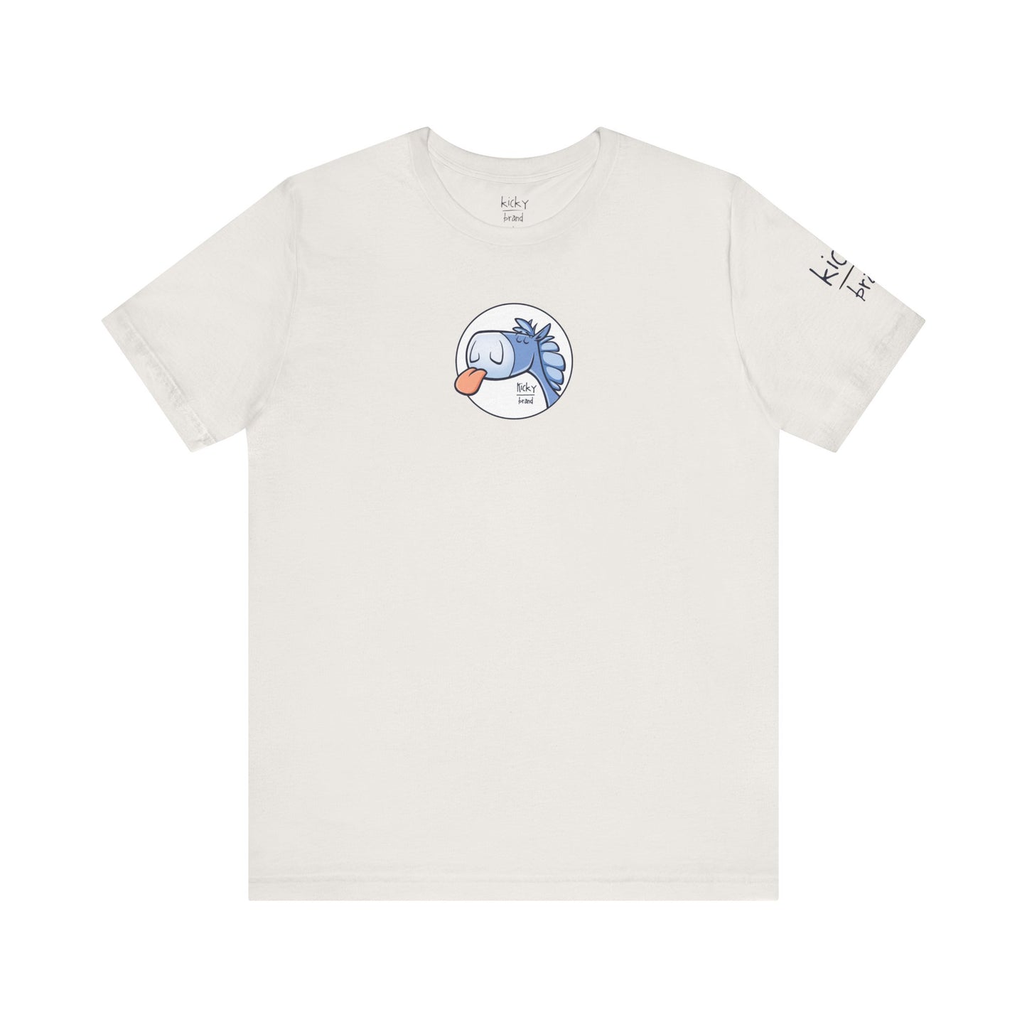 Buck Off Steve Logo Blue Tee