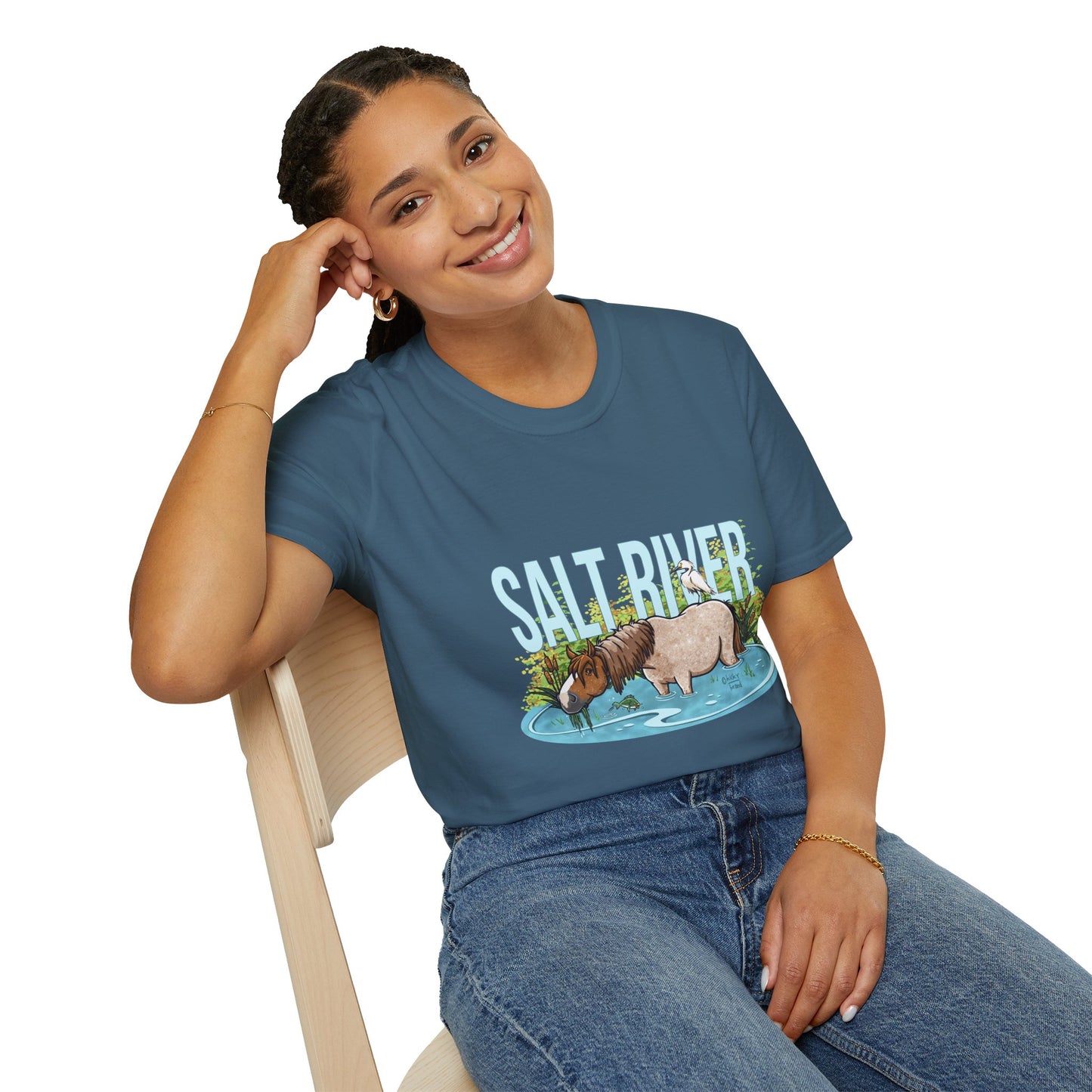 Salt River Unisex Softstyle T-Shirt - Nature-Inspired Graphic Tee