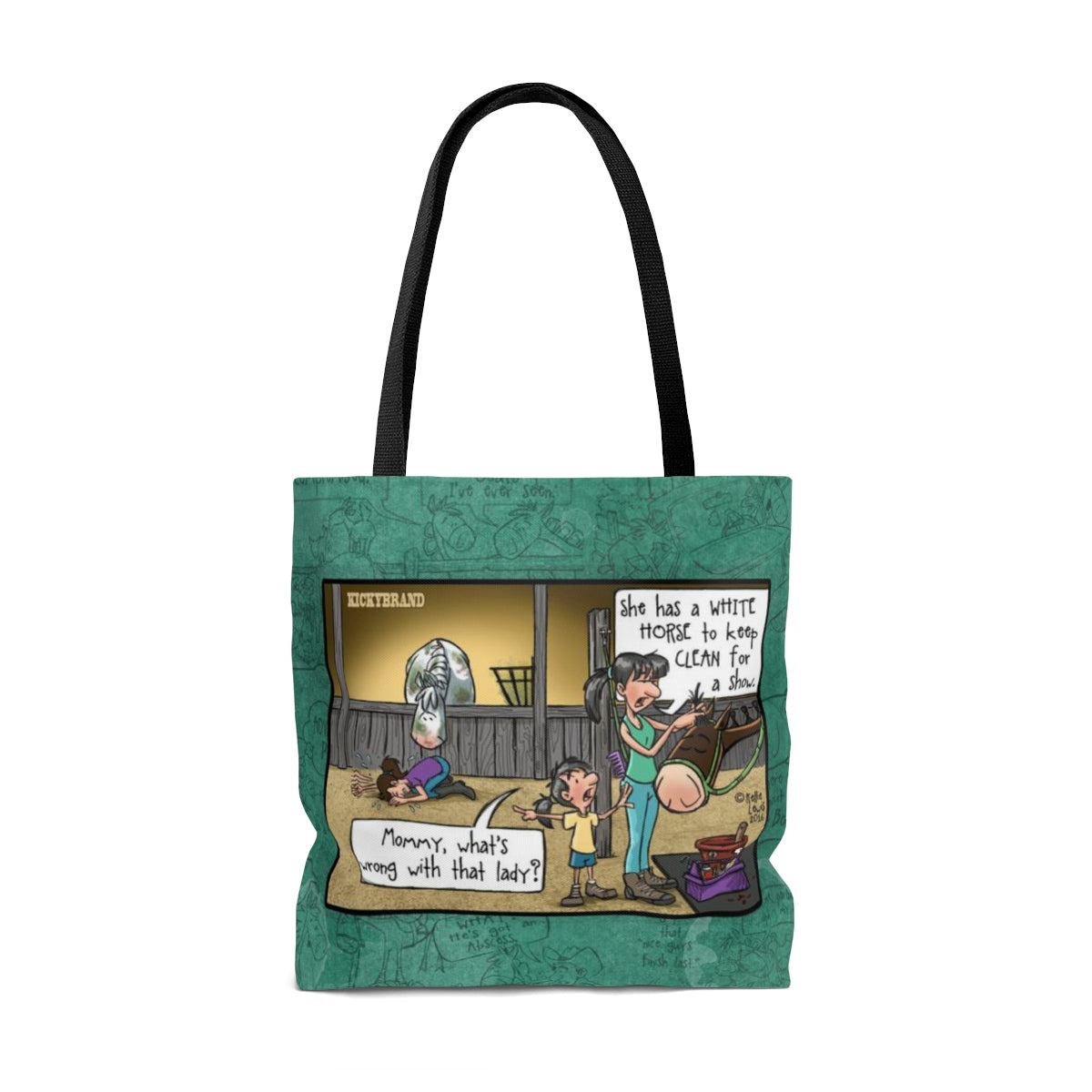 White Horses Never Stay Clean Tote Bag