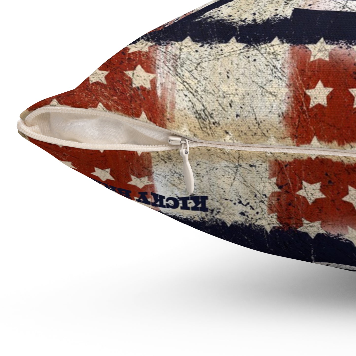 Red, White, & Barrels Throw Pillow