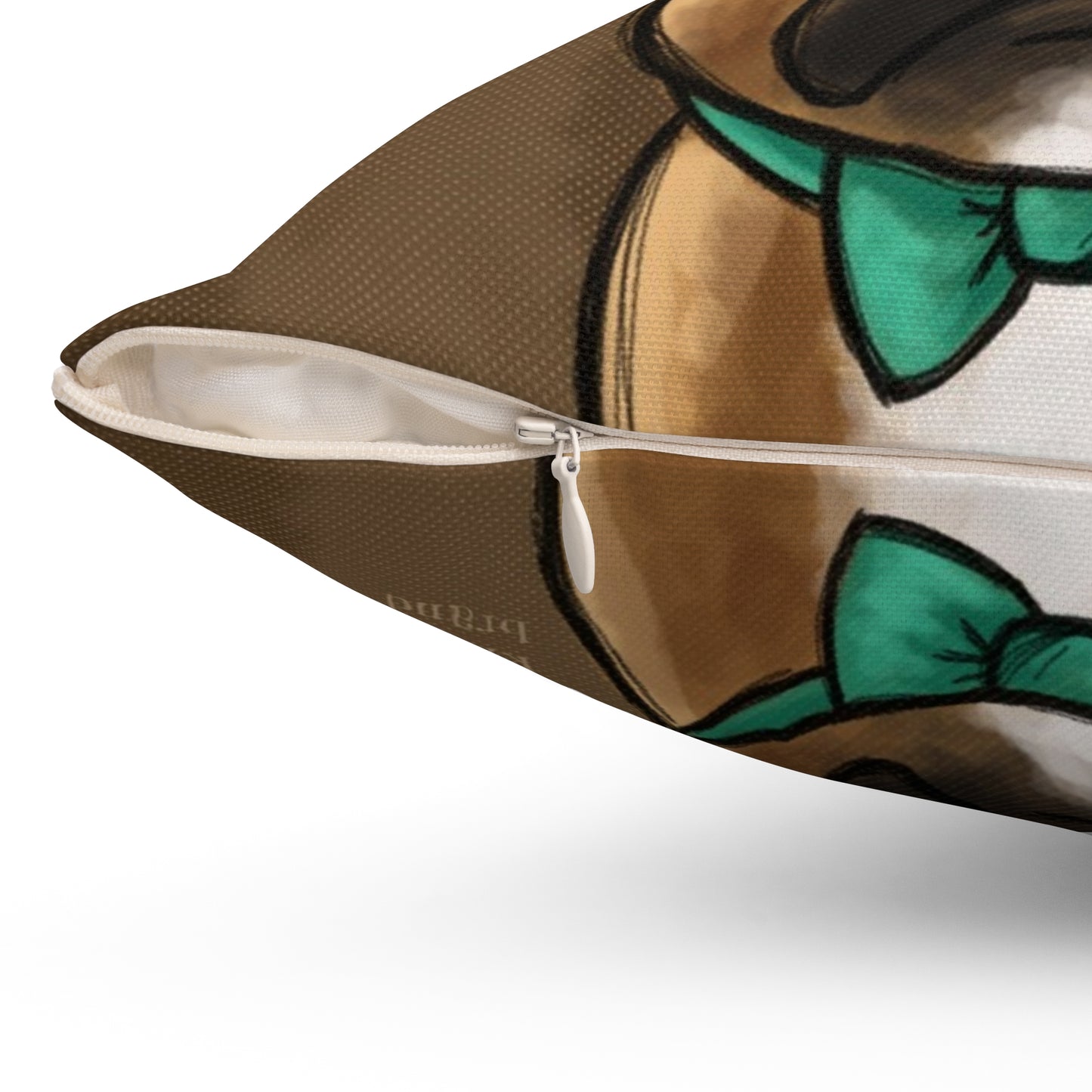 Frenchie Throw Pillow