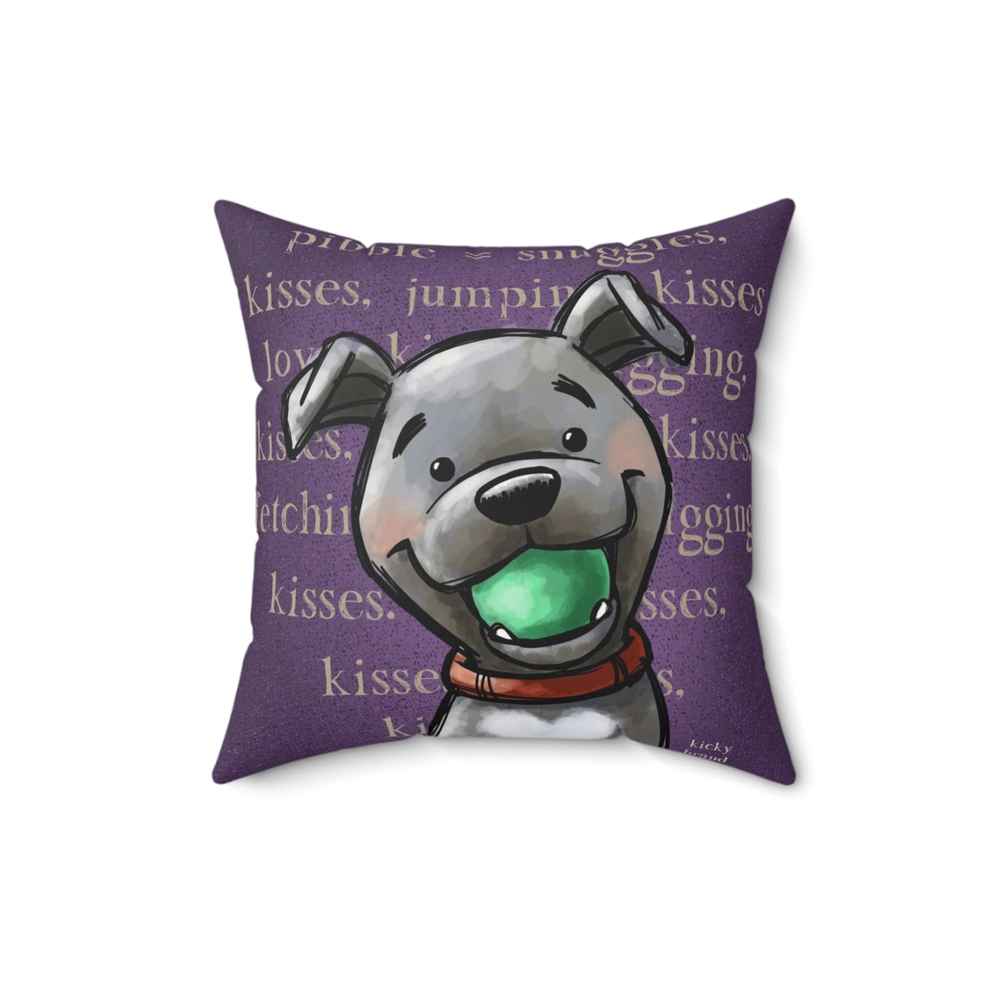 Pibble Throw Pillow