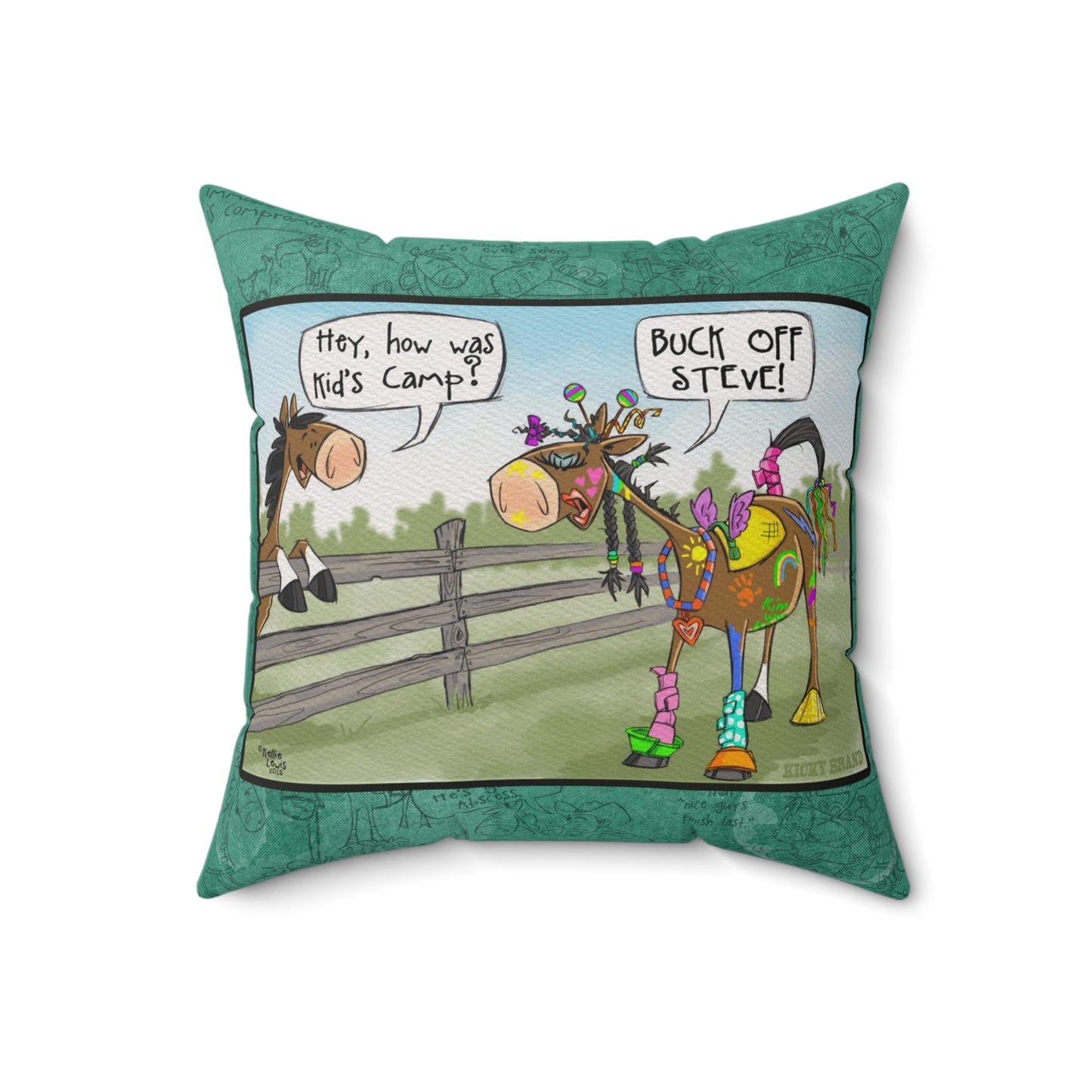 Horse Camp Pillow