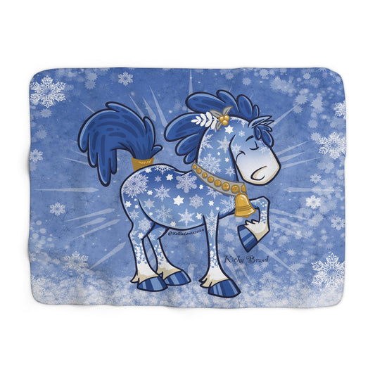 Hanukkah Sherpa Fleece Blanket