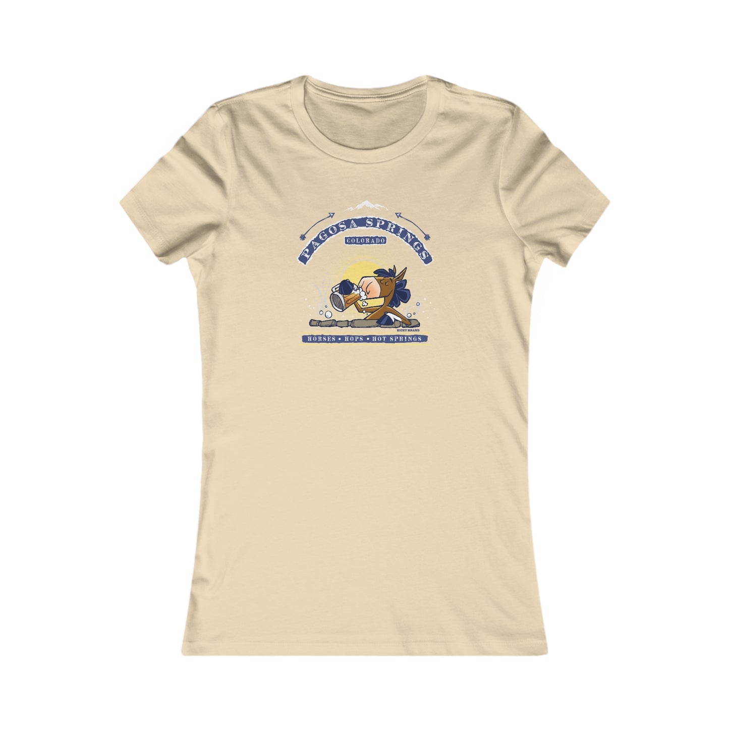 Horses, Hops, & Hot Springs Ladies Tee