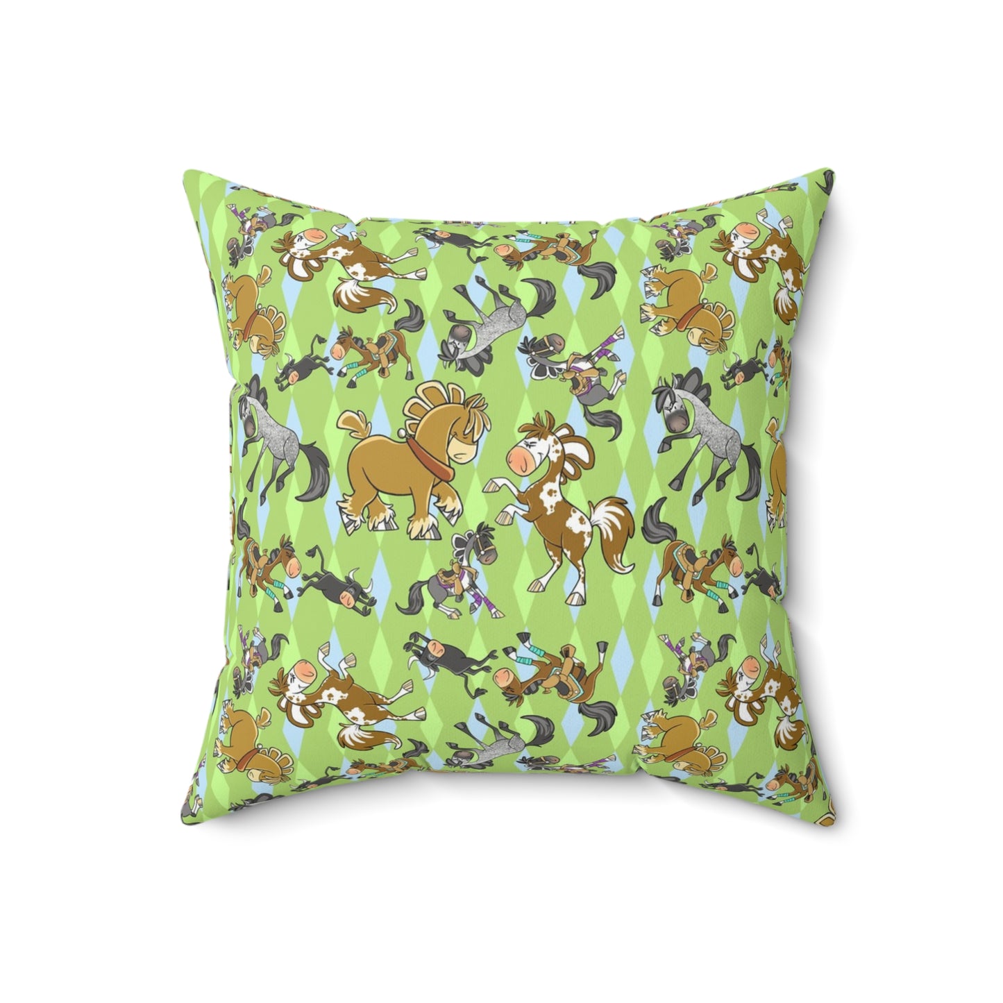 Sport Horse Multi Throw Pillow