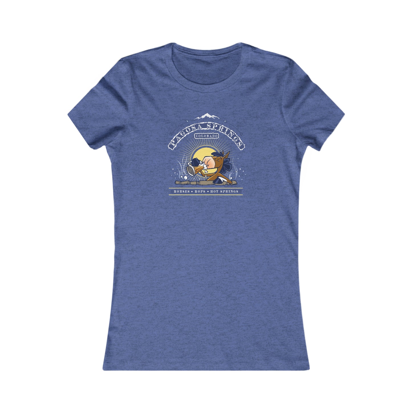 Horses, Hops, & Hot Springs Ladies Tee