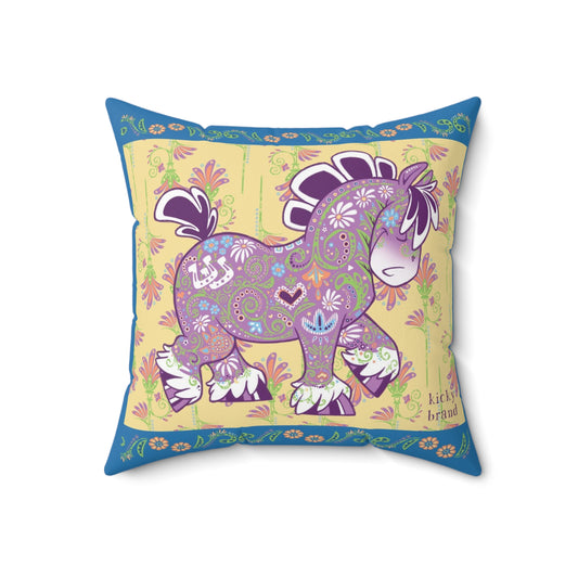 Equifauna Draftie Throw Pillow