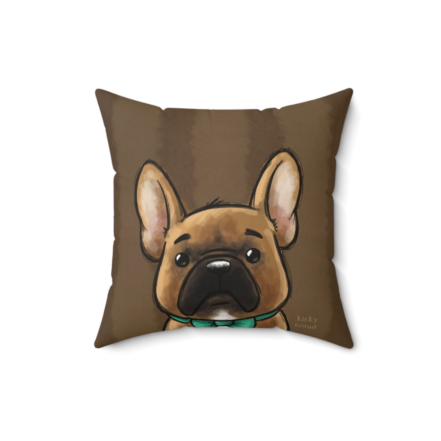 Frenchie Throw Pillow