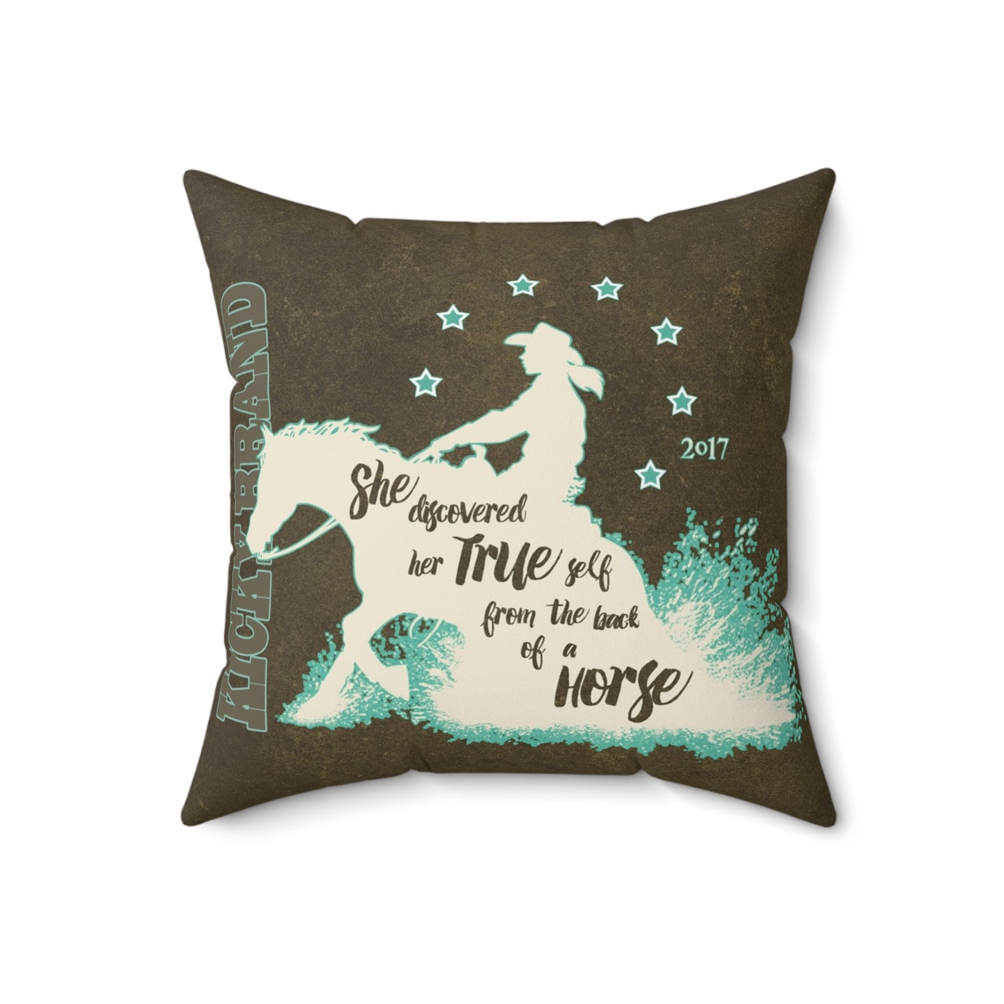 "Her True Self" Pillow - Reining