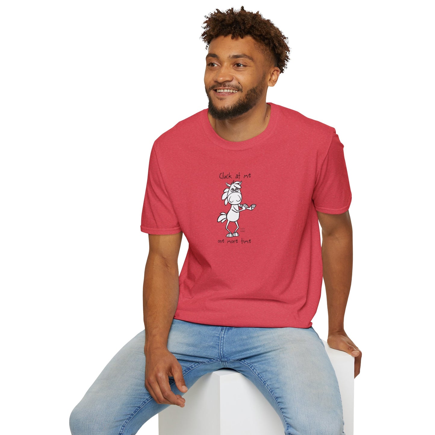 Cluck at Me Bro Unisex Softstyle T-Shirt