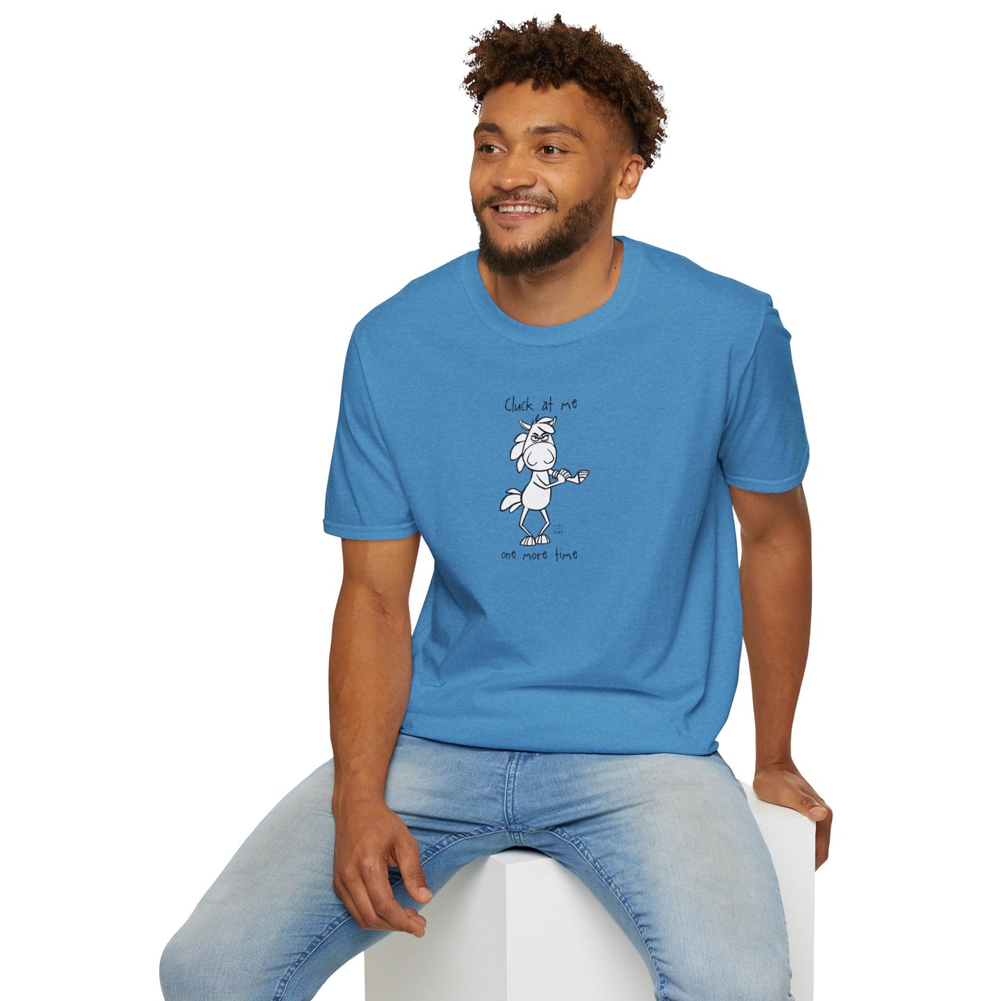 Cluck at Me Bro Unisex Softstyle T-Shirt