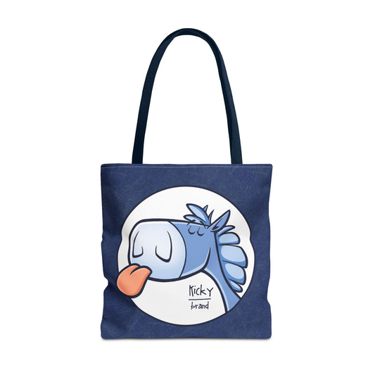 Kicky Brand Tote Bag - Cobalt