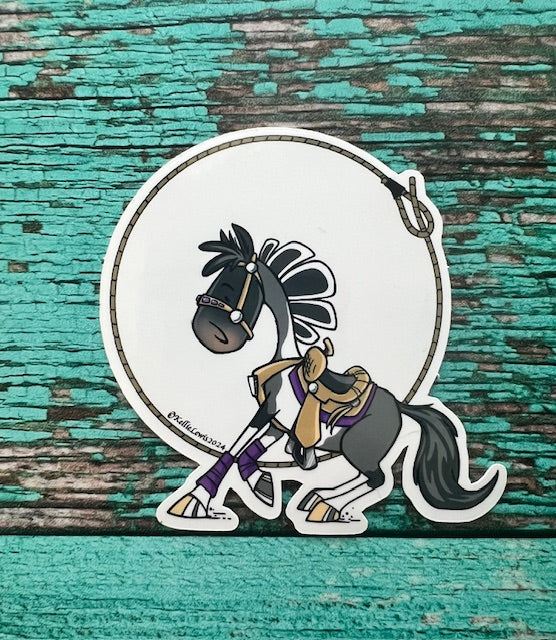 Reining World Sticker