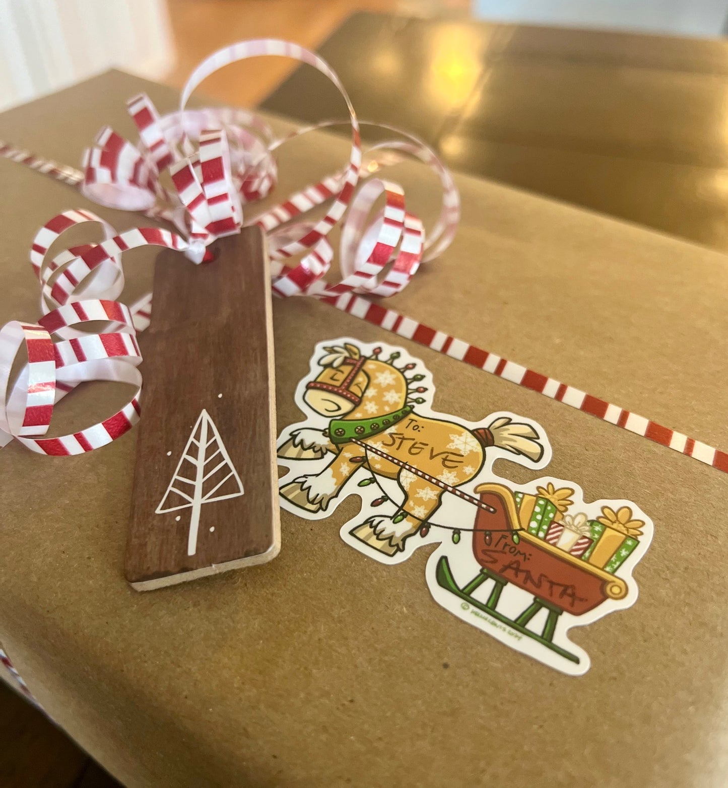 Christmas Gift Tag Sticker Sheet (per sheet)