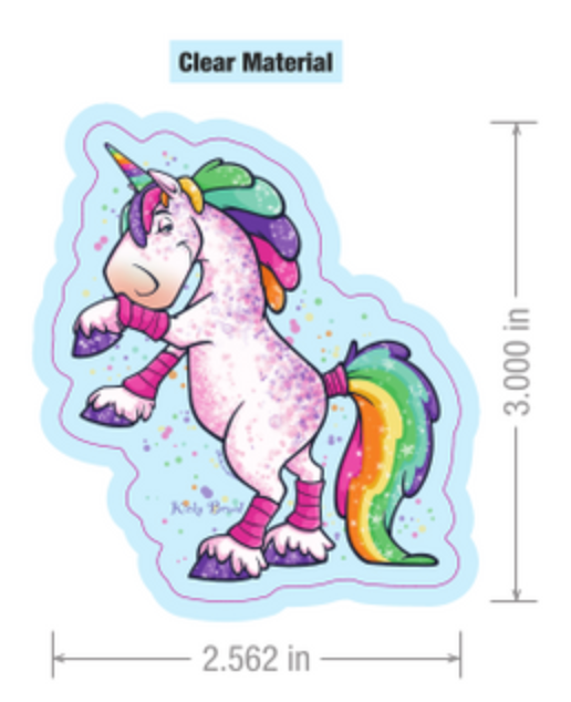 Rainbow Unicorn Sticker