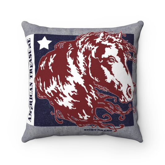 American Treasure Throw Pillow