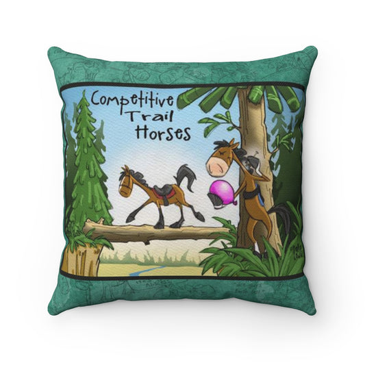 Competitive Trail Horse Pillow