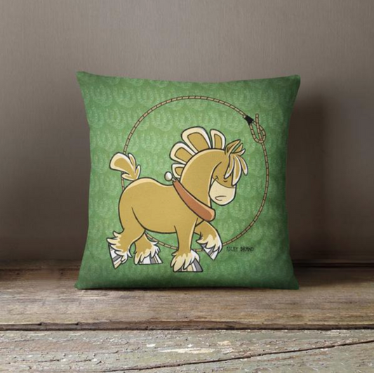 Sport Horse Draftie Throw Pillow